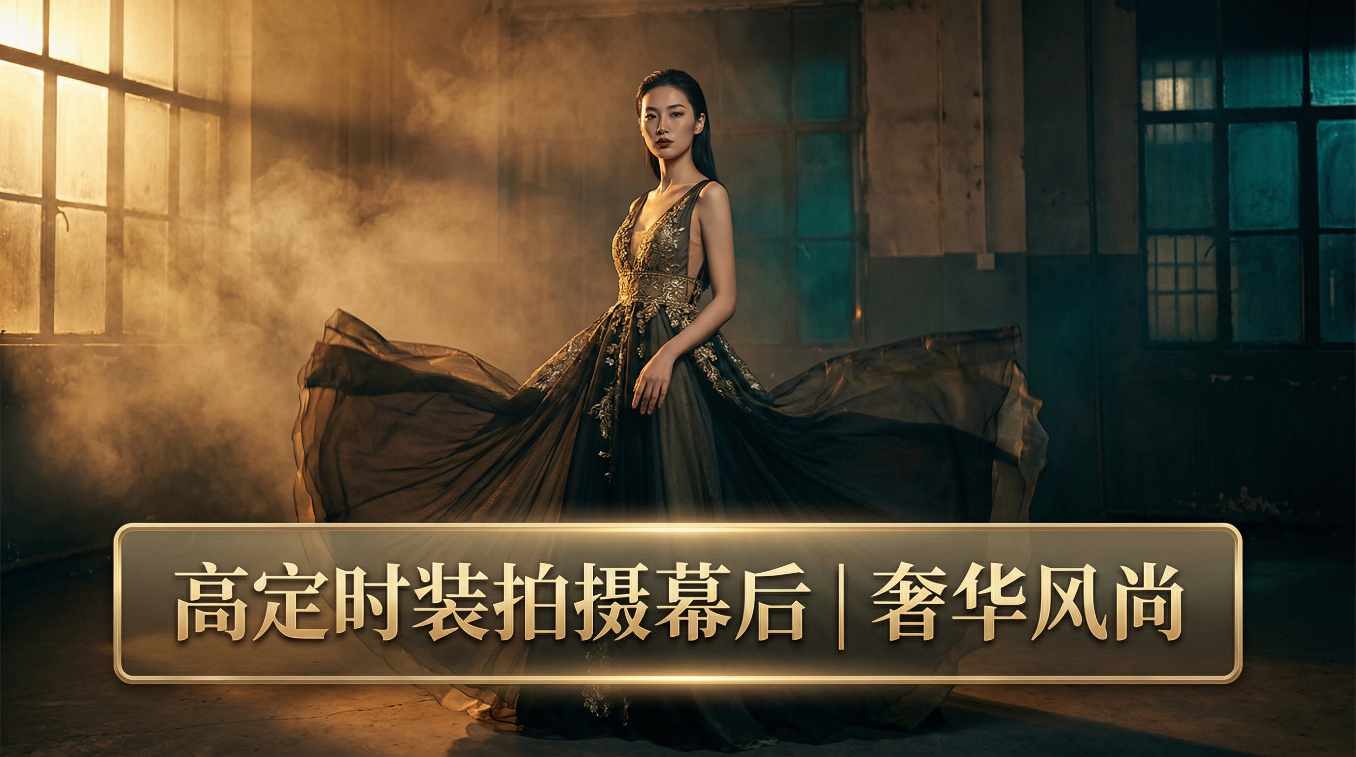 国产视频高定时装拍摄视频